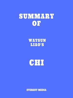 cover image of Summary of Waysun Liao's Chi